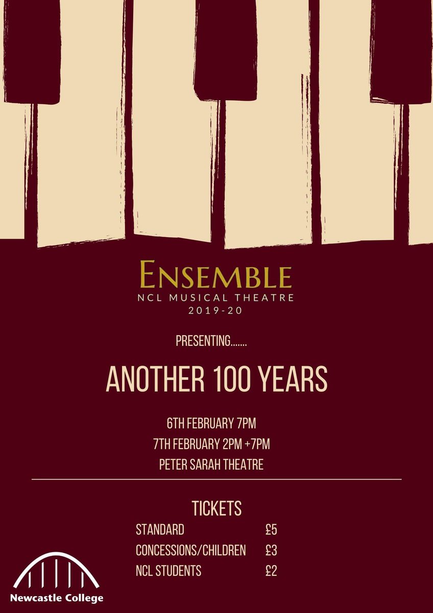 Vocal concert 2020🎼
Tickets available very soon🎤
Another 100 years🎬 
Don’t miss our spectacular MT students perform through the years🎬
•
•
•
#singing #musicaltheater #acting