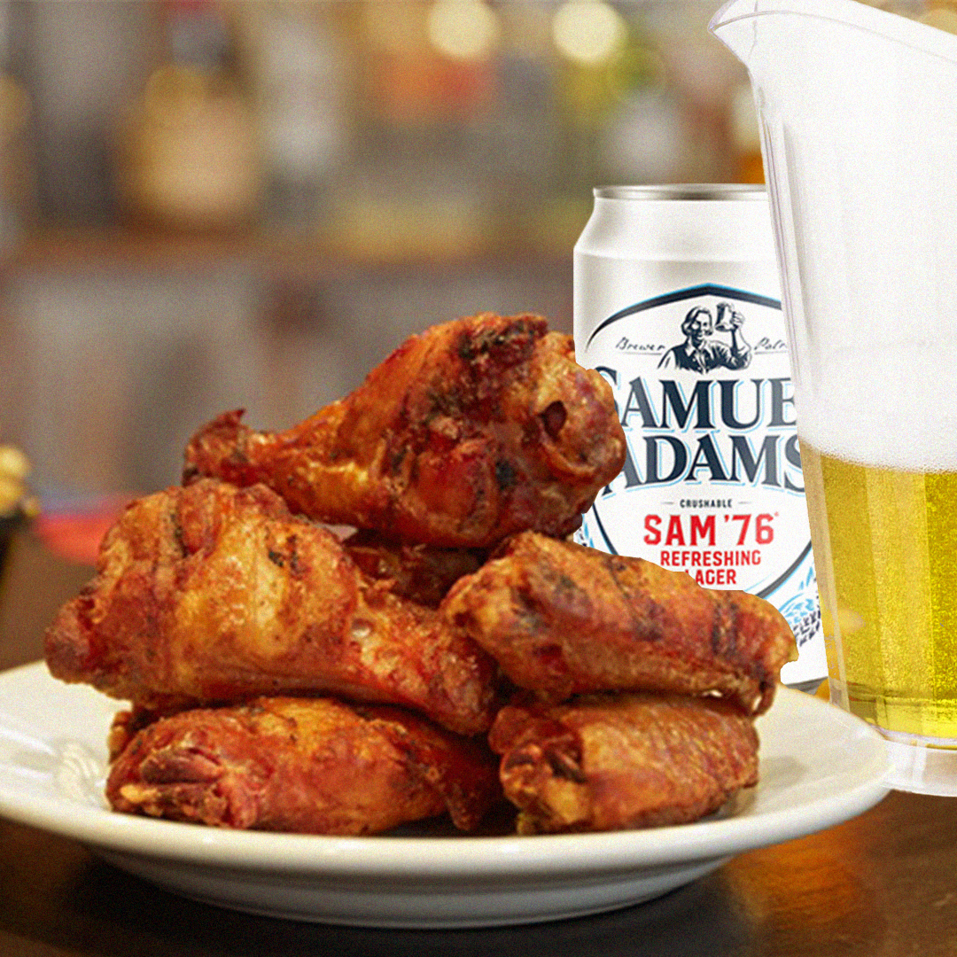 boeningbros's tweet photo. All Day January Special At Rudi's Bar & Grill Patchogue - Buy a #Sam76 #BeerPitcher and get 20 #FREEWINGS! https://t.co/cKfcvN6478