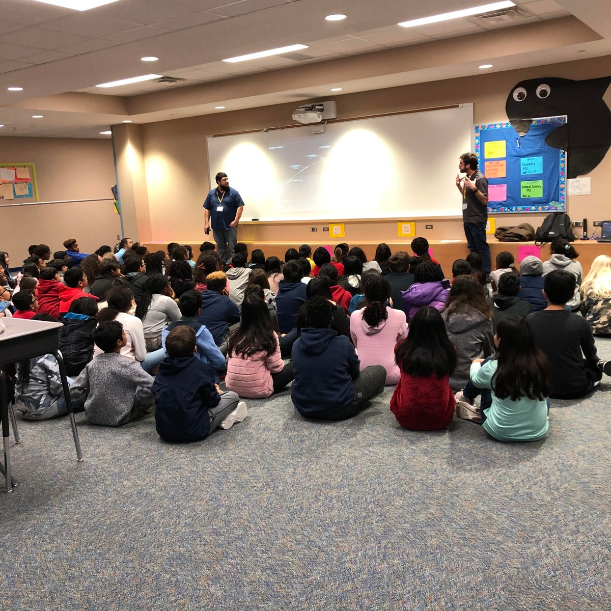 hcss's tweet photo. Today we participated in College and Career Week at Madden Elementary School. It's an opportunity to share the different paths and roles you can take to reach your career goals. #insidehcss #careers #hcsssoftware https://t.co/u4j5djrHe5