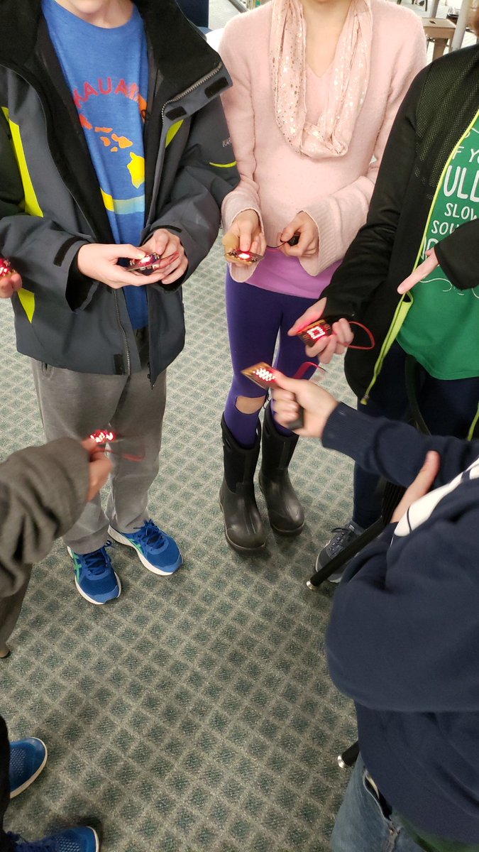 Spartan Cybers doing Microbit coding!