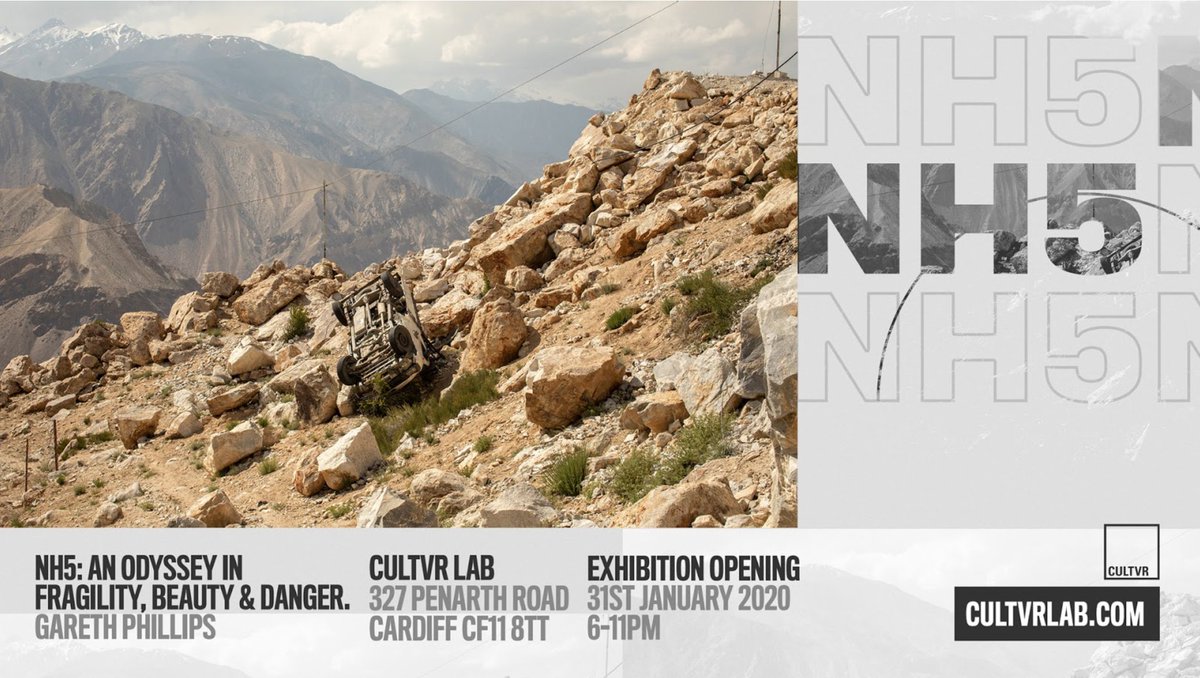 Top photography event - new ‘NH5’ exhibition installation by Gareth Phillips opens Friday 31 January 6-11pm @CULTVRLAB on Penarth Road, Cardiff. Free entry but book a ticket - more info on our event page bit.ly/2tv53By