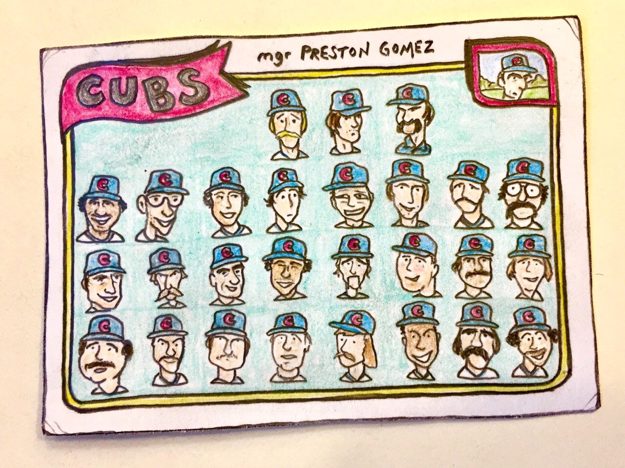 Happy birthday, Mike Krukow! 
(2nd from top, 4th from left) 