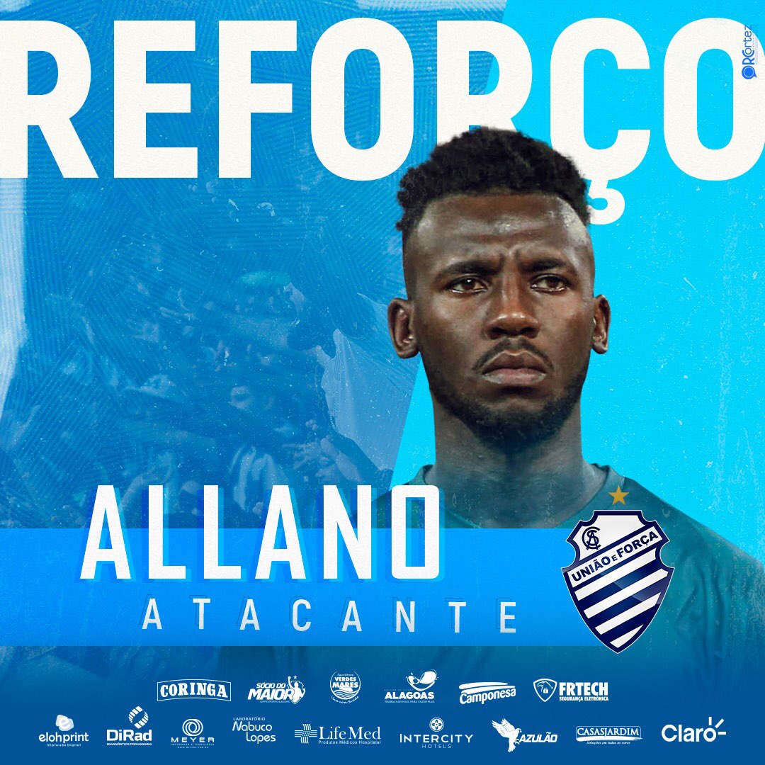 VersusEsporte's tweet photo. CSA anunciou a contratação do atacante Allano, de 24 anos ex-Ventforet Kofu (Japão) e Bursaspor (Turquia). #CSA #Allano https://t.co/h7etGEcEjF