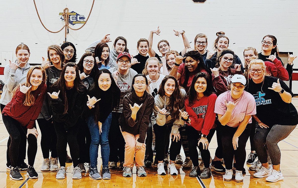 SASSGoGlobal's tweet photo. 100 girls trained for an entire semester to predict and prevent violence, abuse, and trafficking while earning a PE credit from their university. Now that’s something to feel “Cocky” about. 🤙 @UofSC #protectthetribe #gamecocktribe #gosassgo #universityofsouthcarolina https://t.co/p2MTfKZUsR