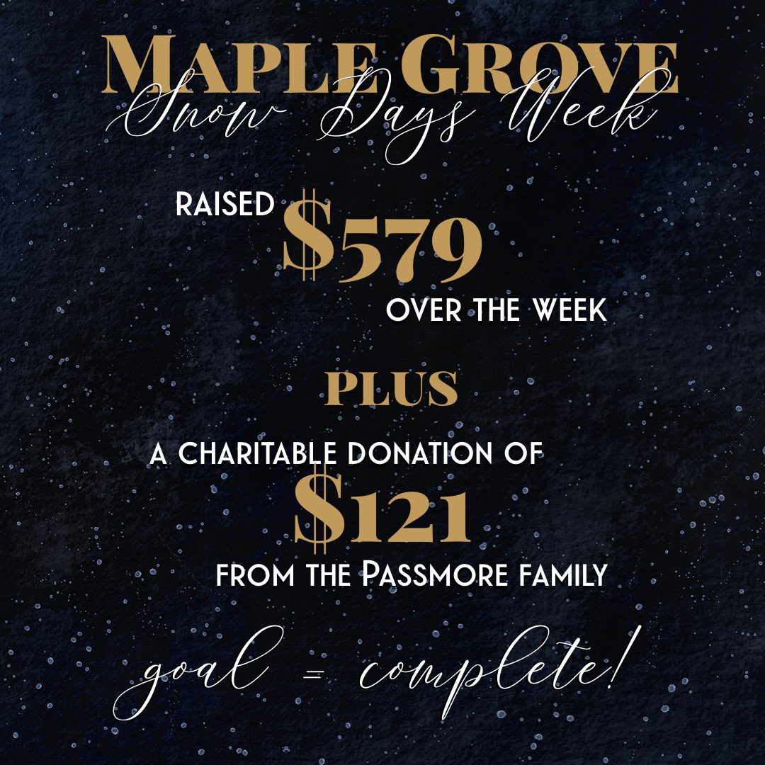 BIG NEWS!
This week @crimsonnhs and @maplegrovesrhs reached their goal of $700 to sponsor a child in Nigeria for an entire year! 
—
In the words of Katie, “Best use of $700 ever!”
— 
Thank you, MGSH students for working with us last week!