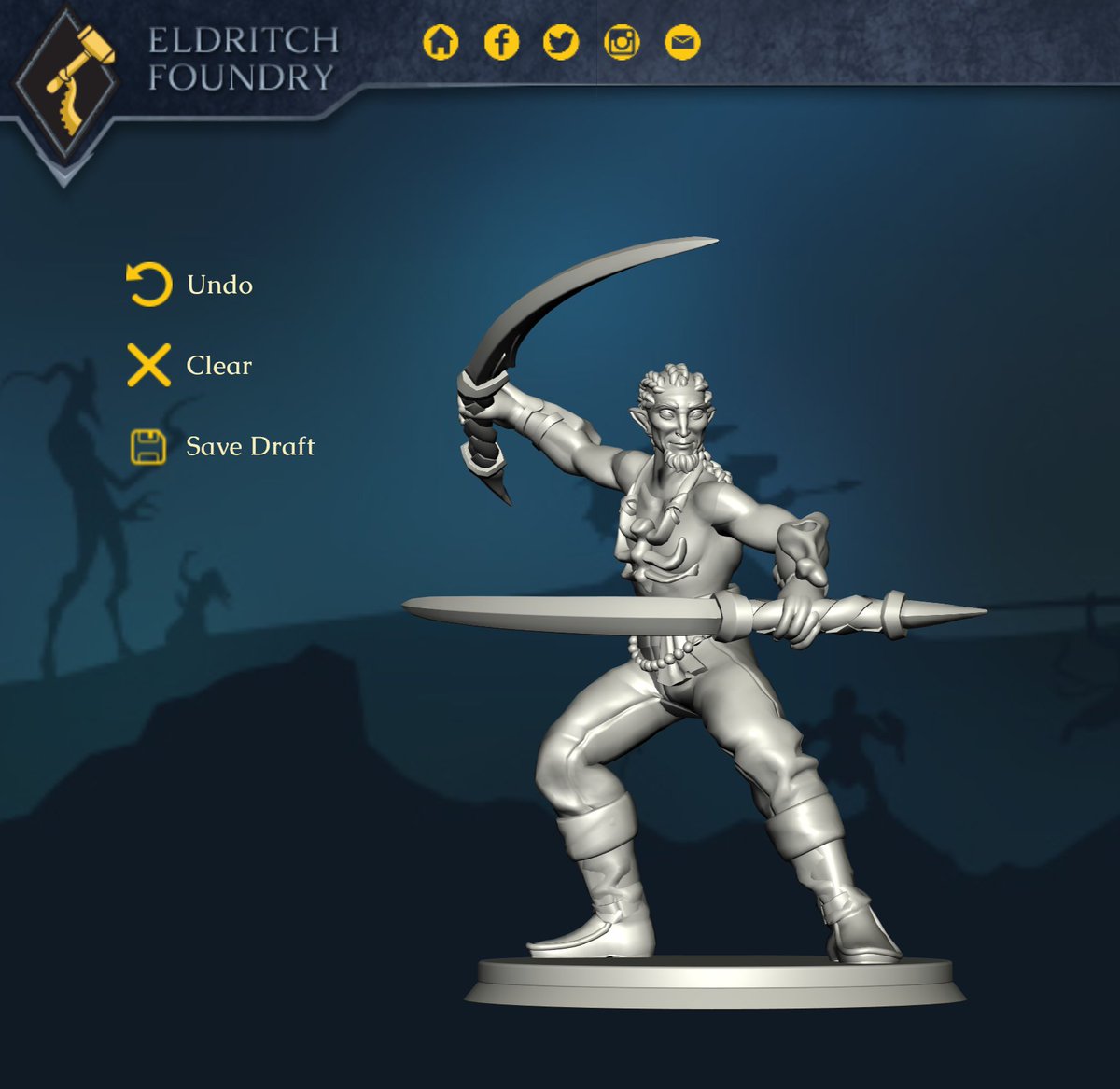 We're having so much fun with the new Legendary Weapons! I was inspired to create this Half-Elf to go with the new Moonblades 🌙⚔️

Have you tried the new weapons in the creator yet?