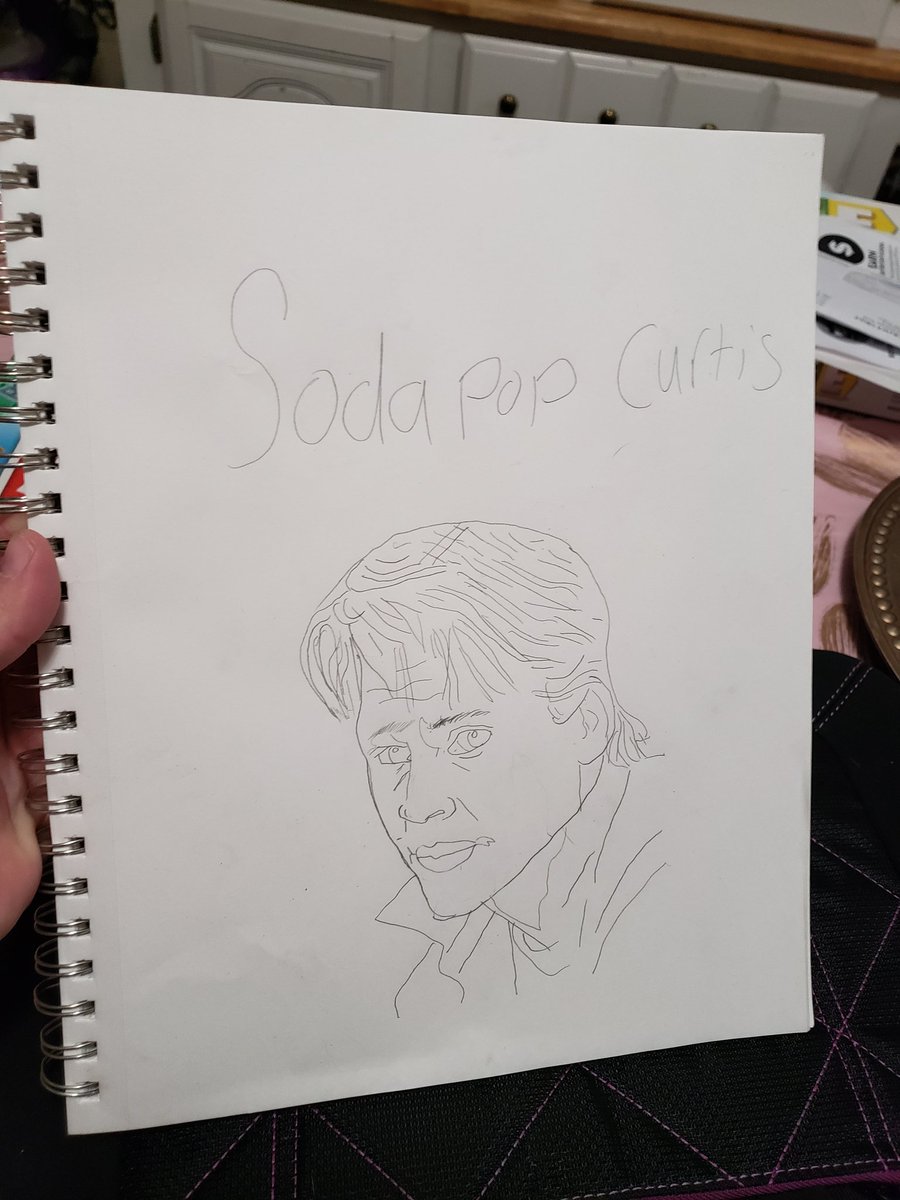tabithamarie34's tweet photo. @RobLowe  some things are timeless ..drawn by my 13 year old son aden 💙 #theoutsiders #sodapopcurtis #RobLowe https://t.co/19l3s9rv2e