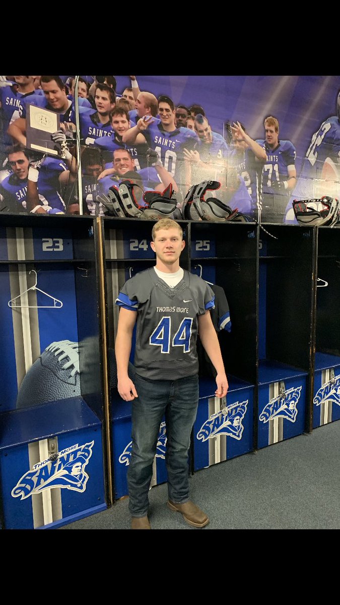 rylan_reed15's tweet photo. Great visit @ThomasMoreKY! Thank you @CoachBZink for having me today. @TMU_Football https://t.co/nKQzWpEdcp