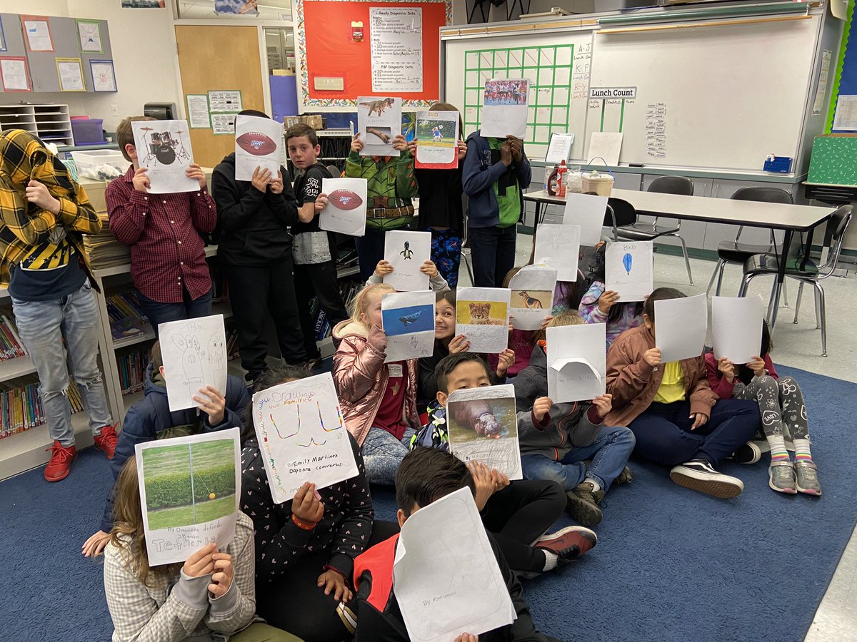 johnNcoffman's tweet photo. Publishing Party in @rcsdkaseberg Room 20! Expert books have wrapped so now we celebrate and share! #rcsdchampions #LucyCalkins https://t.co/v0bXOKCM0G