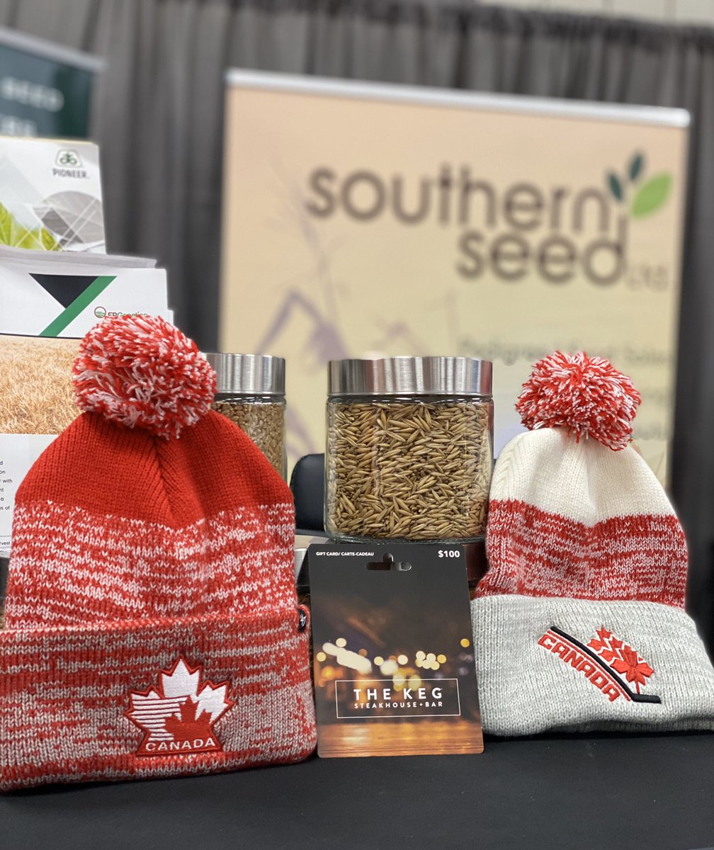 southern_seed0's tweet image. Ag day’s Giveaway! Retweet and follow for a chance to win 2 Hockey Canada 🇨🇦 Toques, and a $100 @TheKeg Gift Card ! #agdays2020 🎉 @MBAgDays