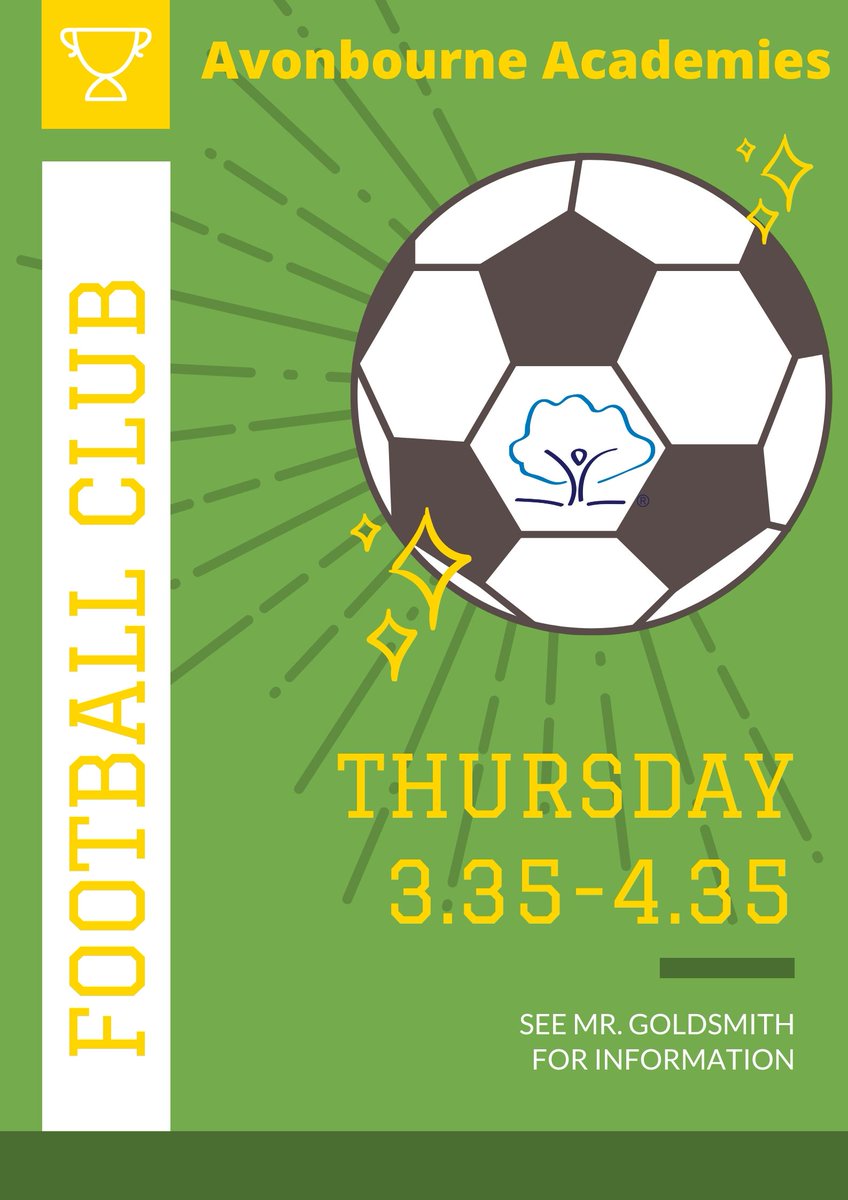 AvonbourneUL's tweet photo. We have a wide range of clubs on offer to all our students. Here are the clubs taking place on Wednesdays and Thursdays.  #EducationWithCharacter https://t.co/0e99YJS7gR