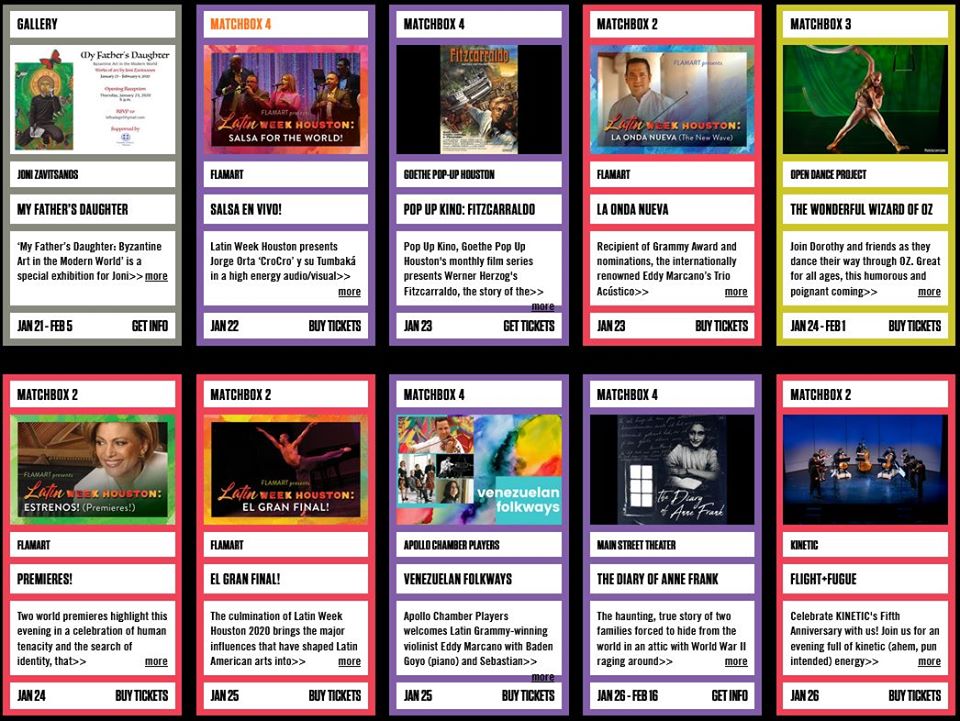 It's a full week of shows @ #MATCHouston!
Here's a preview! 🧐 #houarts #performingarts