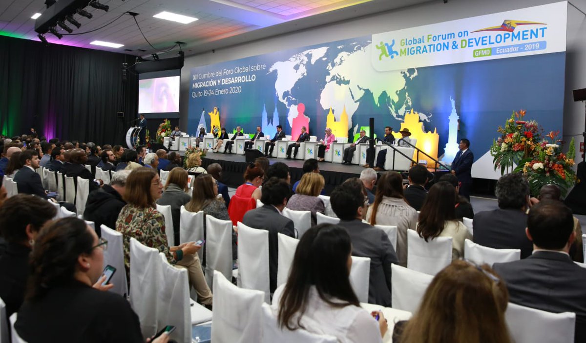 CancilleriaEc's tweet photo. Se inauguró en Quito la XII Cumbre del Foro Global 🌎 sobre Migración y Desarrollo: https://t.co/5BC4P2Ejfp

El Vicepresidente @ottosonnenh destacó en su intervención el enfoque integral que el Ecuador 🇪🇨 ha aplicado en el abordaje de la movilidad humana. 

#XIICumbreGFMDQuito https://t.co/wnX72AIoY4