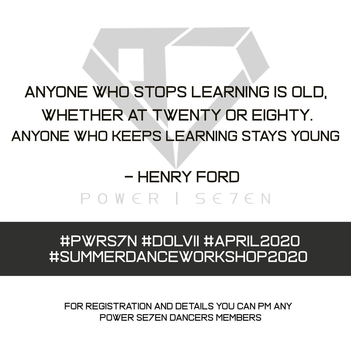 p7dancers's tweet photo. See youβll this coming April 2020! For registration and details you can pm any Power Se7en Dancers Members βΊοΈ
#PWRS7N #DOLVII #APRIL2020 #SUMMERDANCEWORKSHOP2020 #QOTD https://t.co/MKdyDK17fO