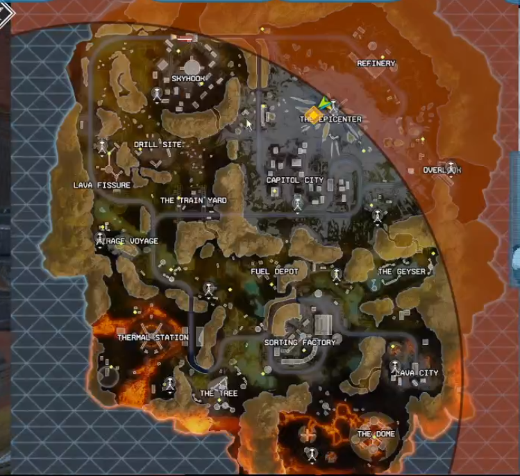 BentDisks's tweet photo. so uh... don't land refinery if the end circle is thermal station 🤣🤣🤣 #apex #ltm #apexlegends #instadead https://t.co/1jI8ar2ooo