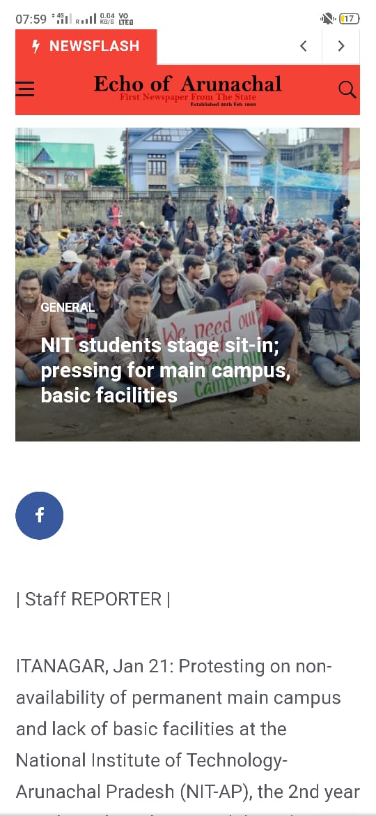 sachin01me's tweet photo. @DrPudur sir hear u are saying without proper infrastructure we r no going to shifted in permanent campus. We all student have  question to you, why after 10 year of establishment we dont have proper intrastate?? Who is the responsible for worst condition of HIT?? @HRDMinistry https://t.co/Tw9sKZ6WW4