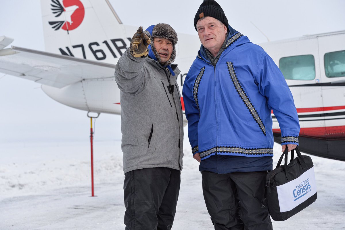 ICYMI: Here are some #BTS  pictures from the first #2020Census enumeration in Toksook Bay, Alaska. 2020Census.gov