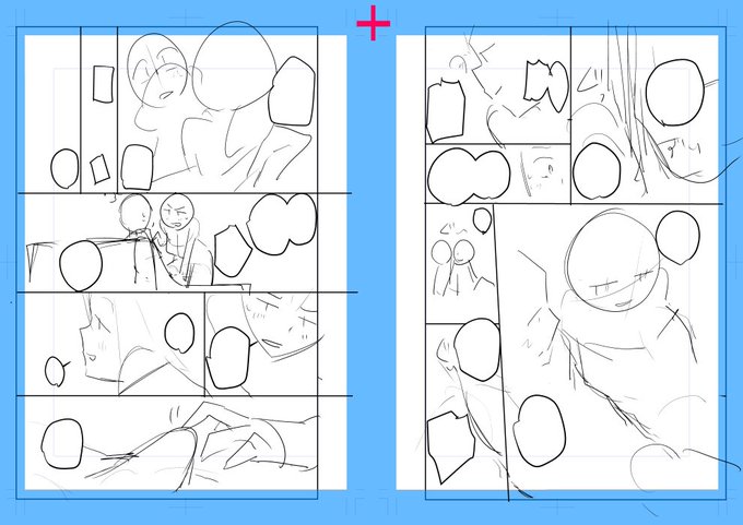 こんなネームでよく通ったなと思いつつも絵を入れたら割と良い感じになったやつ 