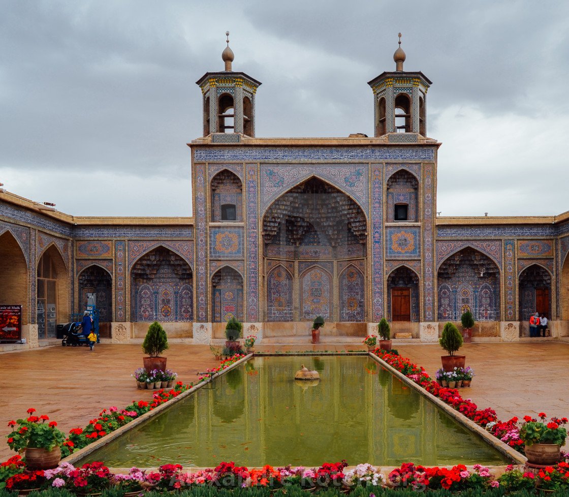 For this evening's cultural heritage site it is the Nasir-ol-molk Mosque, also known as the Pink Mosque, a simply stunning Mosque in Shiraz, Iran. Construction began in 1876 during the Qajar dynasty. It is a breathtaking building!