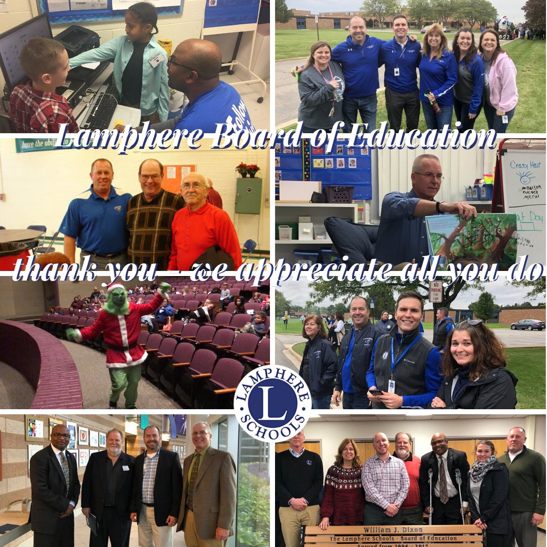 LamphereSchools's tweet photo. Thank you Lamphere Board of Education, we appreciate all you do.
#wearelamphere https://t.co/GTuZ9JM8XQ