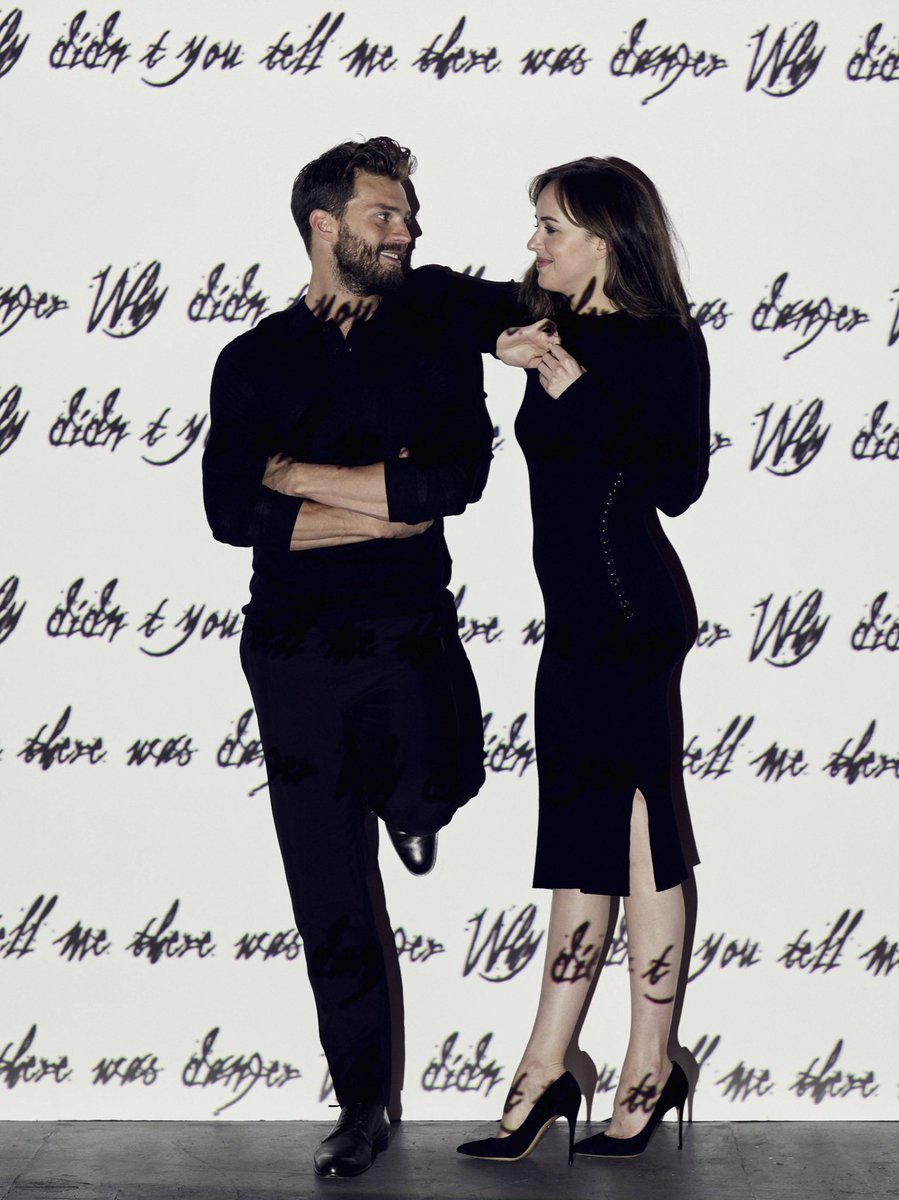 New/old outtakes of Dakota and Jamie for #FiftyShadesOfDarker photoshoot! #DakotaJohnson