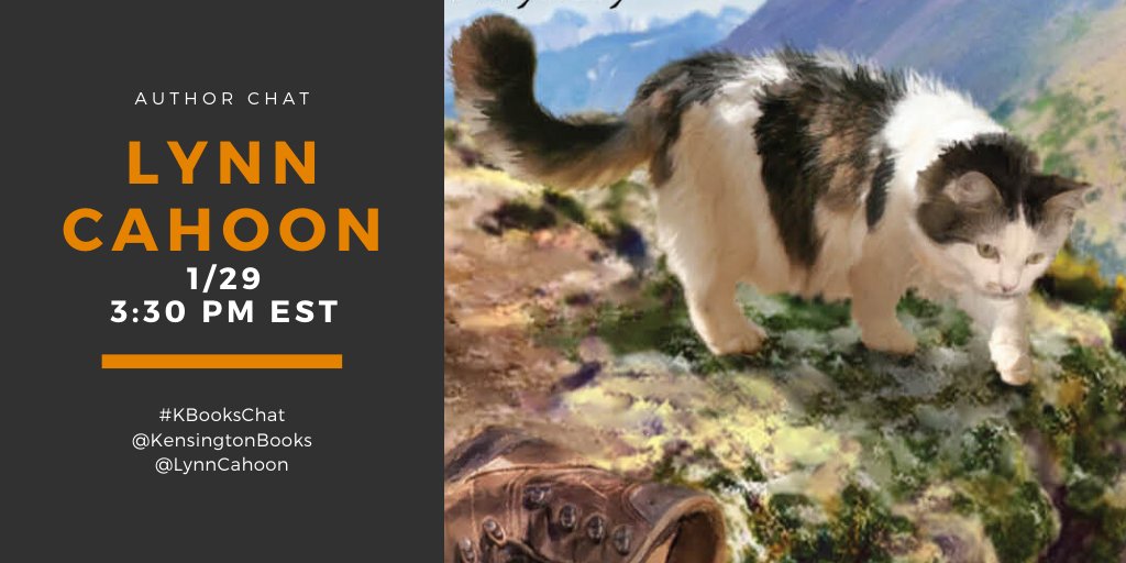 KensingtonBooks's tweet photo. Remember to get your questions ready! We'll be chatting with @LynnCahoon about her book, A FIELD GUIDE TO MURDER during our next #KBooksChat here on Twitter: https://t.co/73BNbz57fz