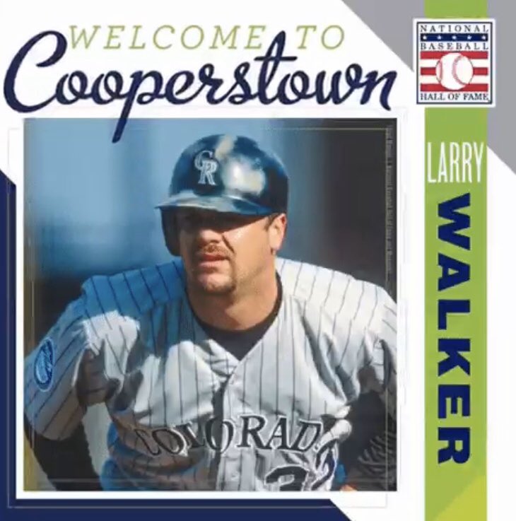 Congrats to Derek Jeter and Larry Walker - 2020 Class