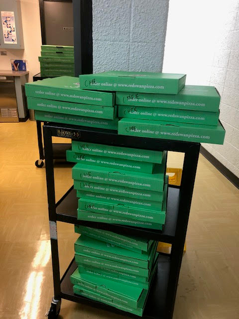 BelmontEPSB's tweet photo. What a day! Thank you Red Swan for helping us with our Pizza hot lunch! So proud to be part of such a dynamic community! #allonepack https://t.co/vTbo5oYEKL