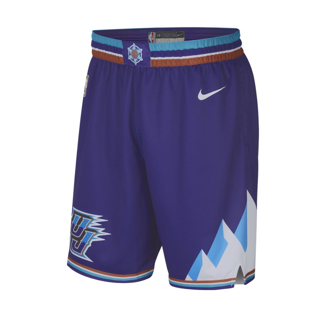 shorts utah jazz purple mountain jersey