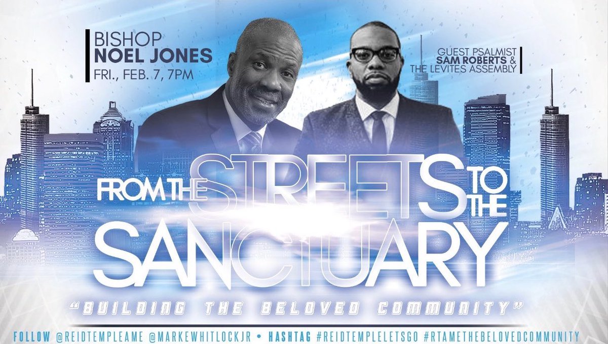 JustSamRoberts's tweet image. Let’s go! Meet us February 7th #LA #BishopNoelJones #ReidTemple