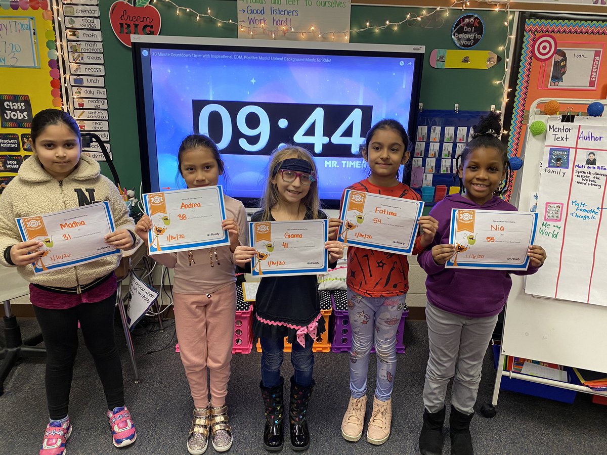 MrsFallucca's tweet photo. Celebrating our growth and hard work on our second #iReady diagnostic test! 🔢🎉 #ECJJaguars #ccsd93 @CurriculumAssoc https://t.co/MkzXyW13fR