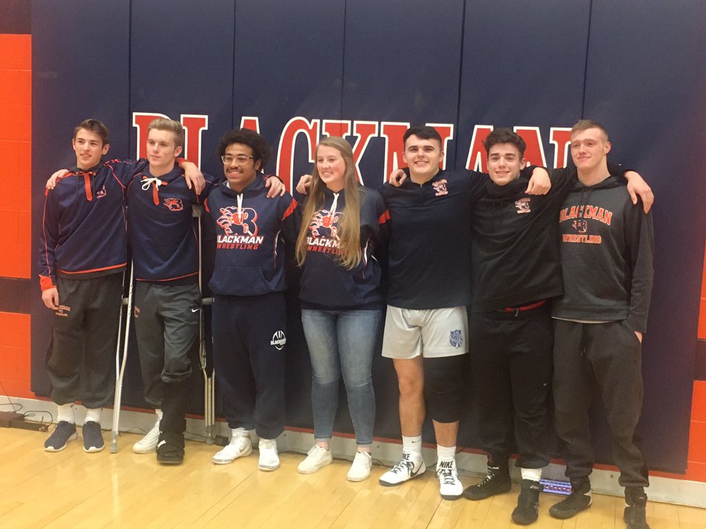 BlazeWrestling's tweet photo. Blackman Wrestling is so proud of our seniors! We’re going to miss you!
@Brxks___ @bowdyboyce1 @a_marlatt @peytona91636977 @Jayyylannn @Anthony17911605 @graceheath02 https://t.co/gllcWZYHQw