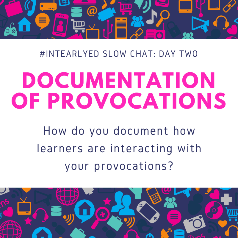 becinthelibrary's tweet photo. #intEarlyEd slow chat day 2 - it's all about documentation baby!
How do you capture how learners are interacting with your provocations?
#ECC #earlyyears #learnISB https://t.co/6pO90VIoZJ