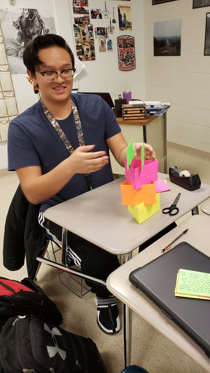 MrsLevin49's tweet image. Today's APUSH lesson, you must have a stable 1st floor of evidence to support your thesis/claim when writing a DBQ or LEQ.  Loved seeing the determination, creativity, &amp;amp; teamwork displayed by this bunch to successfully build their essay towers!