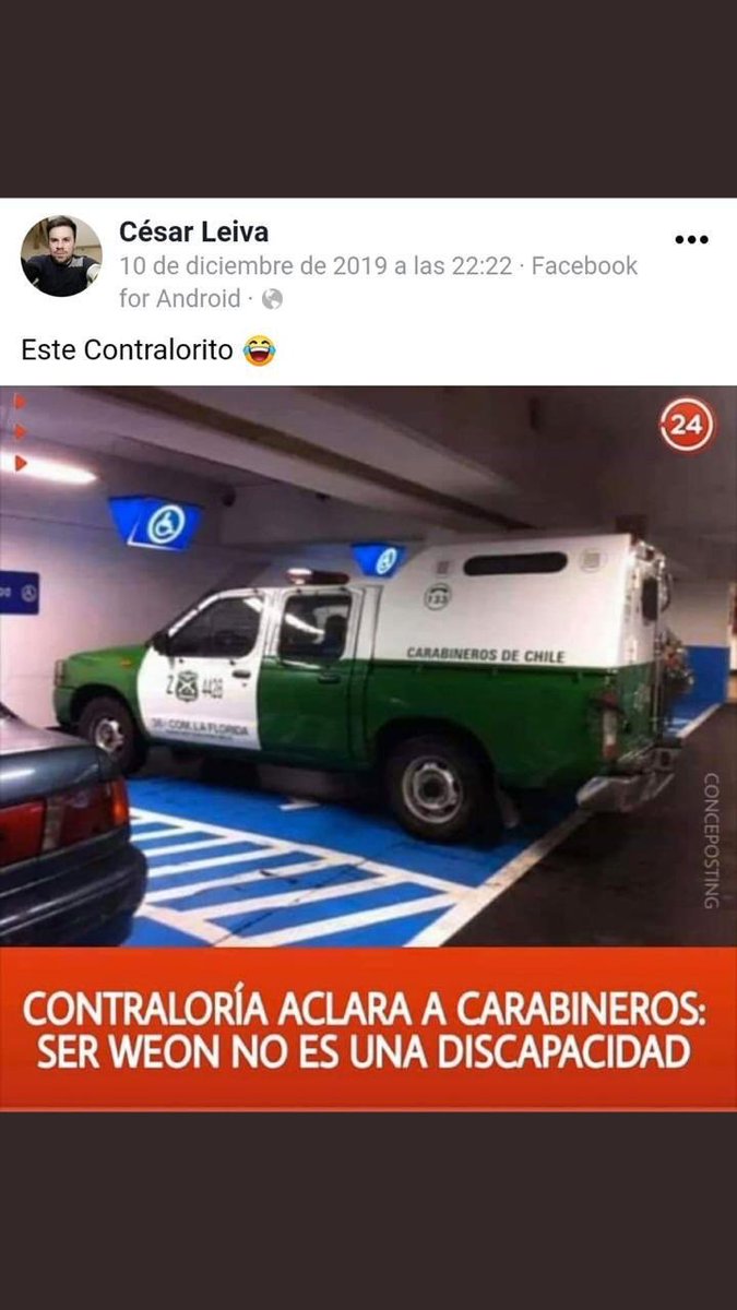 patricionavia's tweet photo. Entonces, Cesar Leiva, community mánager responsable de @ContraloritoCGR, ¿podemos concluir que en tu vida privada no practicas lo que predicas en la cuenta oficial de la institución? https://t.co/UUOLX2uOsP