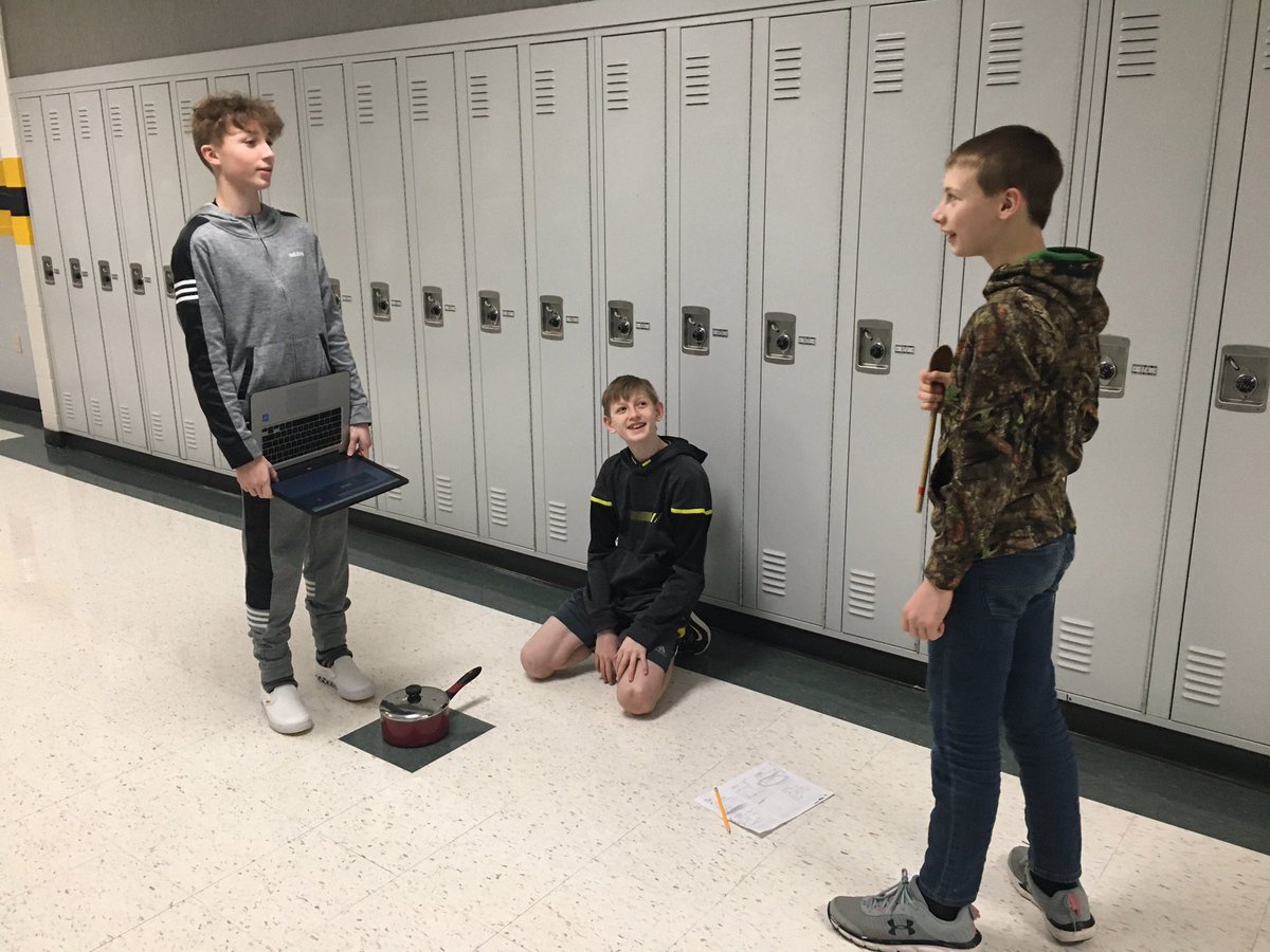 suzethiede's tweet photo. Monomers thrown in for the low low price of...7th graders making biomolecule commercials. #middleschoolscience @CadottSchools https://t.co/MYhCKaOwK2