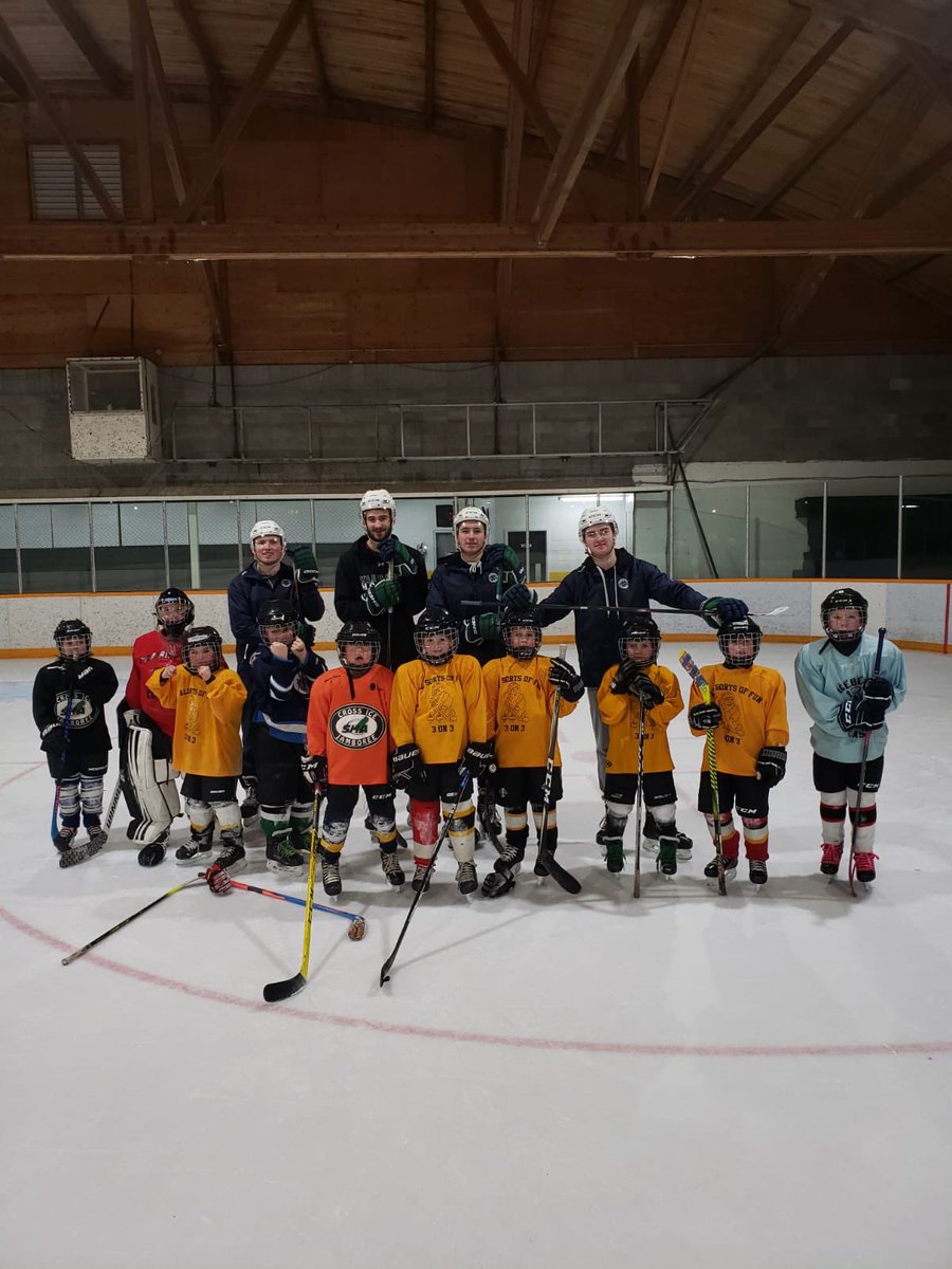Thanks to the <a href="/KlippersHockey/">Iron Horse Kindersley Klippers</a> for coming out to the kids practice today. The kids(and coaches) really appreciate it. Good luck on your run to the playoffs!