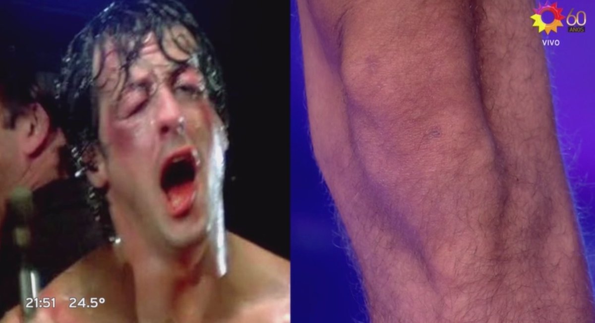 indexwashere's tweet photo. ¿Cuántos kilos de merca hay que consumir para ver a Stallone en una rodilla? #bienvenidosabordo #fumafaso #canal13 #guidokaczka https://t.co/35HpgYQf3W