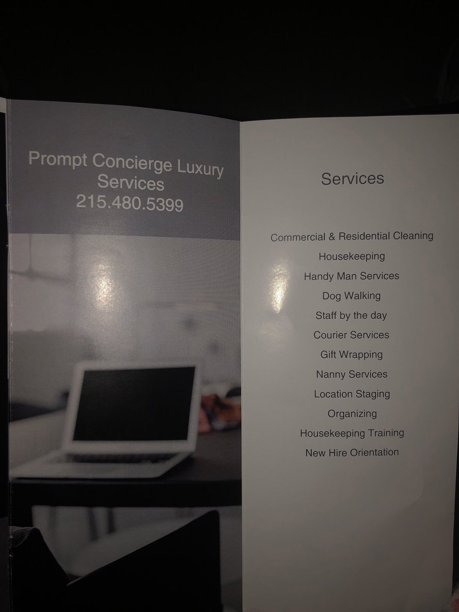 Prompt Concierge Luxury Services & Cleaning tweet media