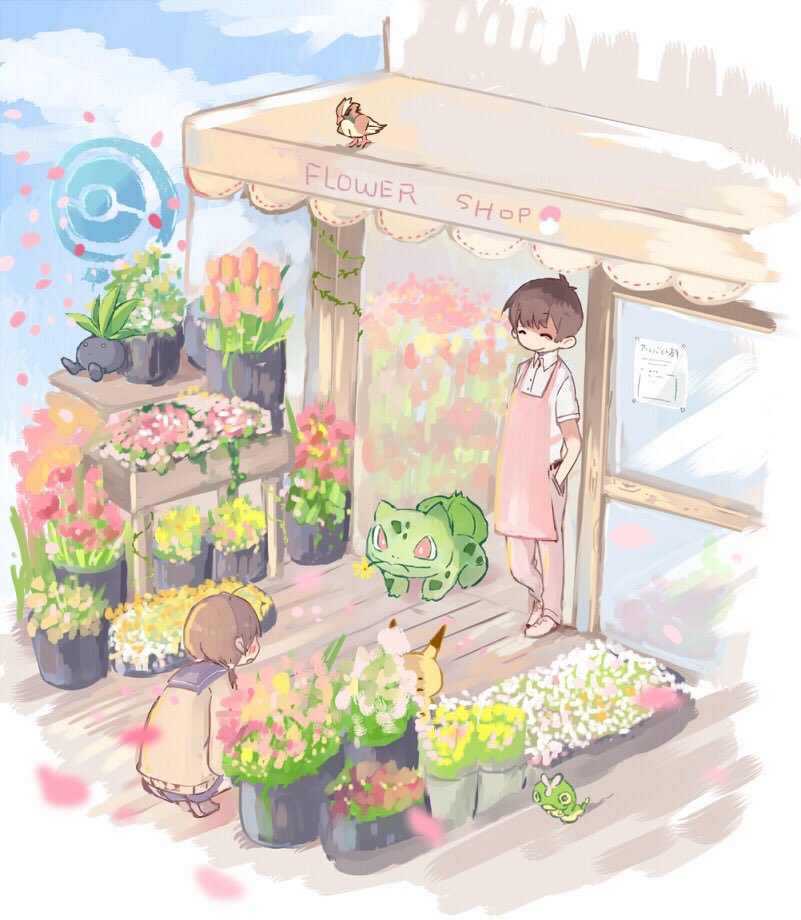 #ポケモンと生活 過去絵 