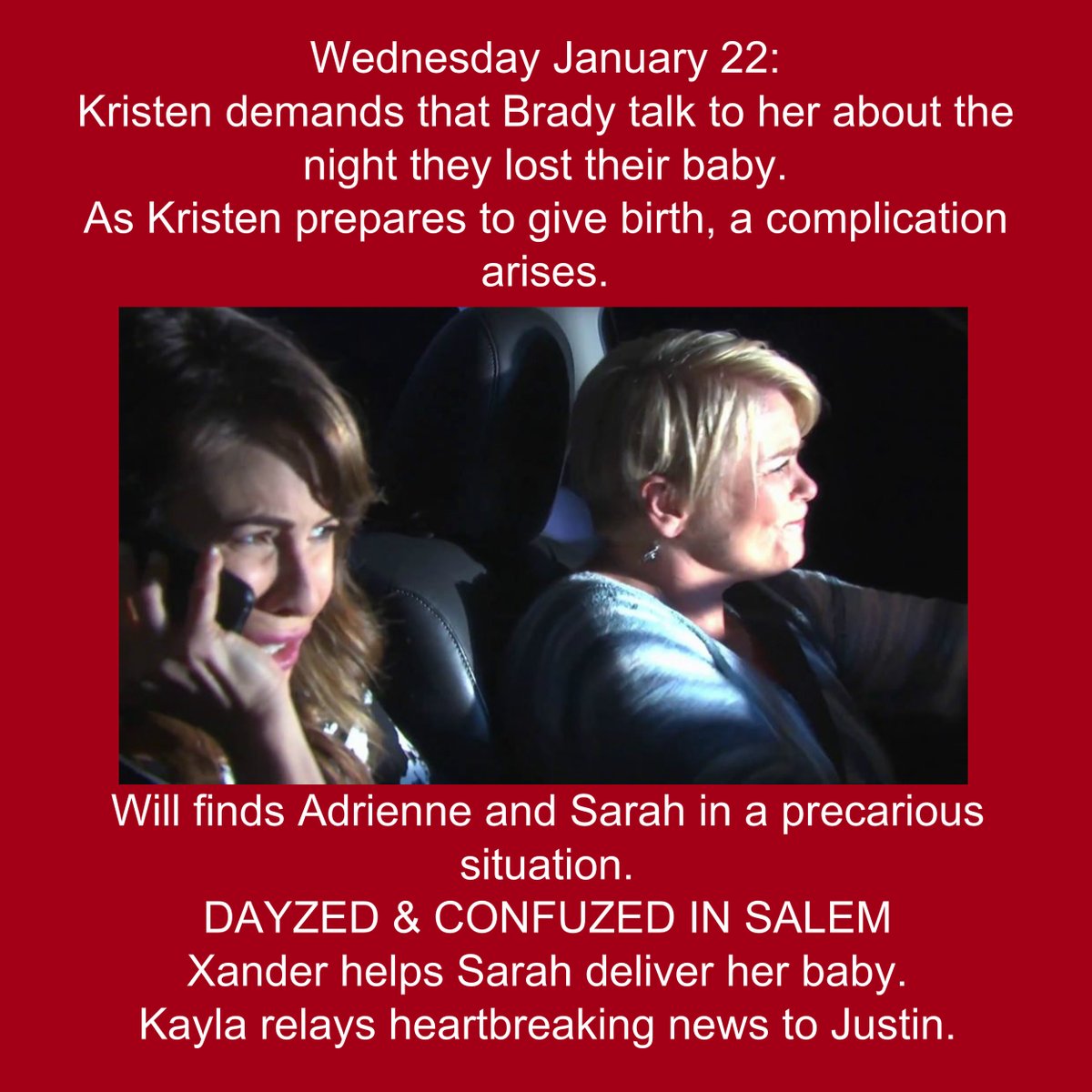 dayzedconfuzed's tweet image. #DAYS This is what we will see in Salem on Wednesday. What are you looking forward to? #FlashbackWeek