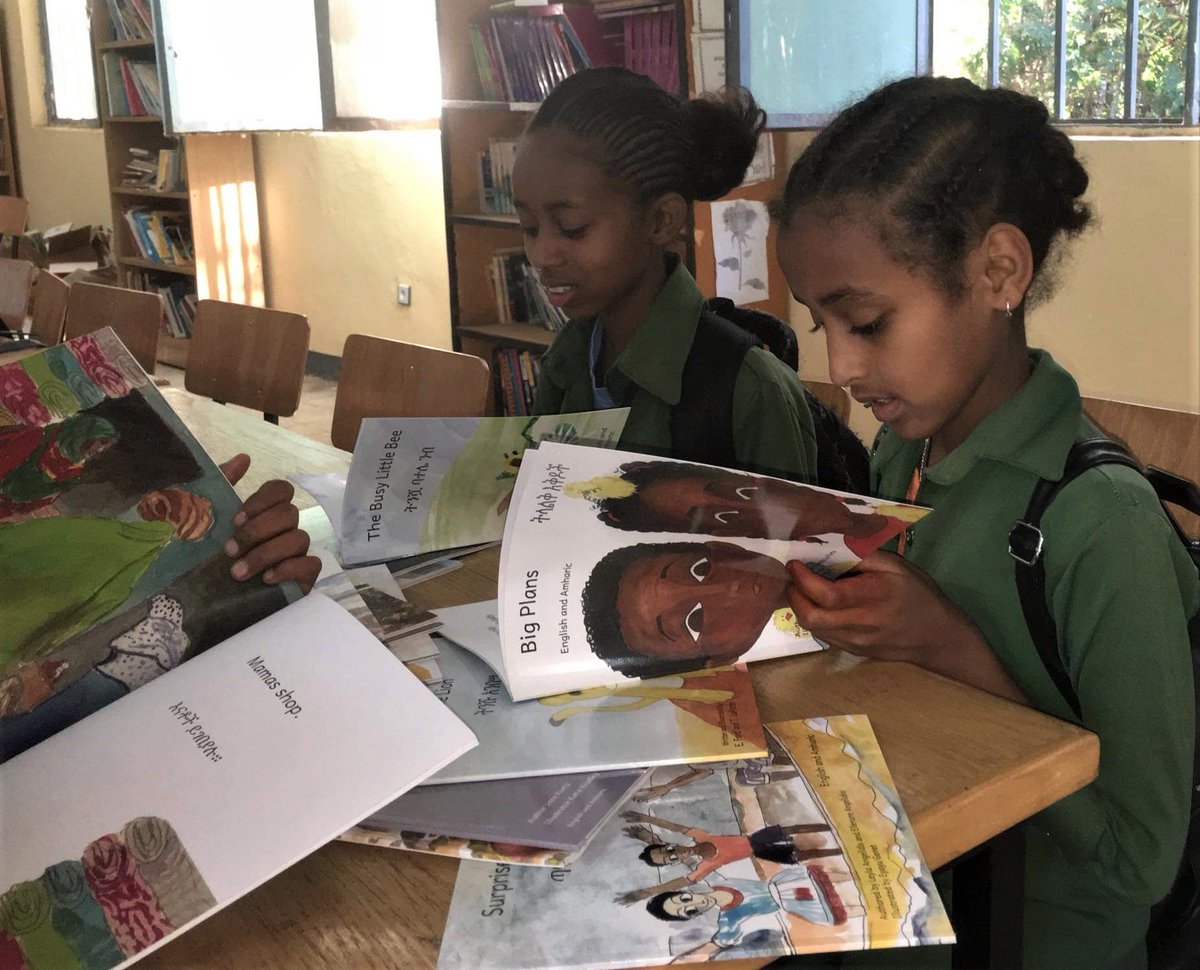 Our book, The Busy Little Bee, is being read by children in Ethiopia! Our students can see that their work matters! <a href="/ELeducation/">EL Education</a> <a href="/childrensguild/">The Children's Guild</a> <a href="/AACountySchools/">AACPS</a>