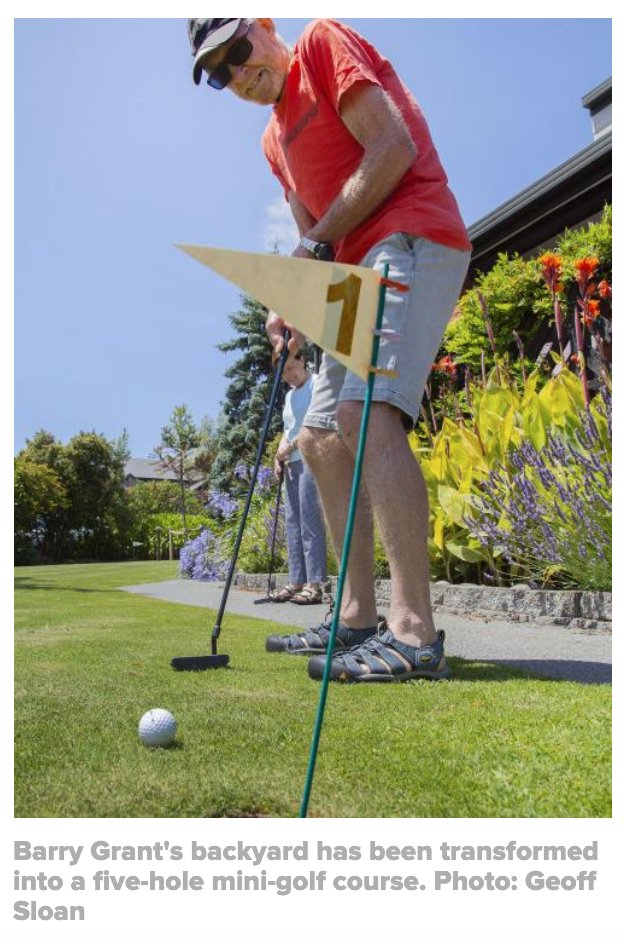 CouplePutts's tweet photo. https://t.co/x3VLUhmjNU Grandfather of the year?! "Mr Grant said he was inspired to build the course in his backyard - “because it’s easy to do and it’s fun"." #minigolfisfun #minigolf #backyardminigolf #miniaturegolf https://t.co/8TAYocP6H9