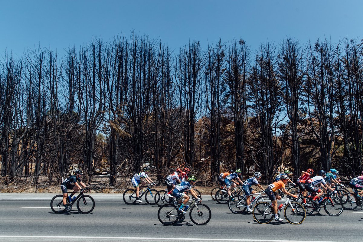 While racing the <a href="/tourdownunder/">Santos Tour Down Under 🚴🚴‍♀️</a> it was hard to ignore the absolute destruction all around, which is why we were esp moved when <a href="/TIBCO/">TIBCO</a> donated $25k to wildfire relief efforts. Thank you, TIBCO, for your commitment to global citizenship! We are so proud to wear your colors!