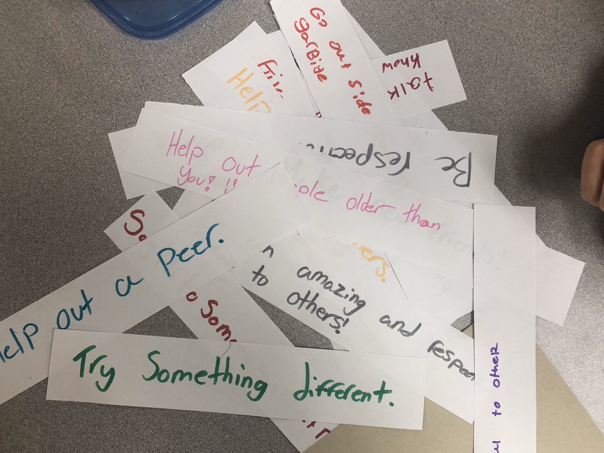 Our #NWKindCubsClub is at it again! These Kindness Envelopes get filled with acts of kindness and are then delivered to classrooms. Each morning, classes draw a slip from their envelope and students try to do the act that day! #spreadkindness @MLSchoolHealth <a href="/Wolves_927/">nicholaswilson@tvdsb</a> <a href="/TVDSB/">Thames Valley DSB</a>