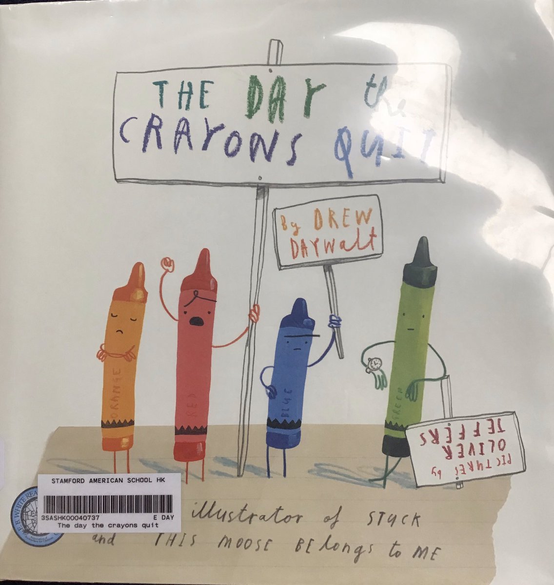 malzteach's tweet photo. Today we read “The Day The Crayons Quit” by Drew Daywalt and did a bit of creative writing of our own. We love these books! #stamfordhk #cognitaway https://t.co/yNx8CcFP3R
