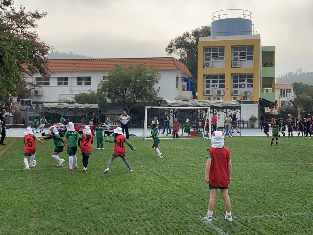 Beauty of a day for the <a href="/ICHK_edu/">ICHK</a> school #football tourney! ⚽️ #soccer #PE