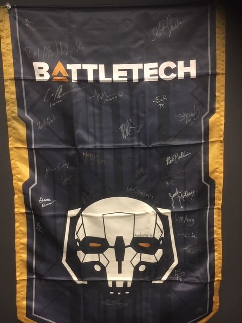 WeBeHarebrained's tweet image. Bid on this dev exclusive @BATTLETECH_Game shirt and signed heraldry set!

Auction ends Jan 28, 4pm PST. If you win, please let us know your shirt size.

Reply to 𝗧𝗛𝗜𝗦 tweet with your bid in $AUD to participate.
#GameDevsforFireys #GameDevsforFiries #Mechwarrior