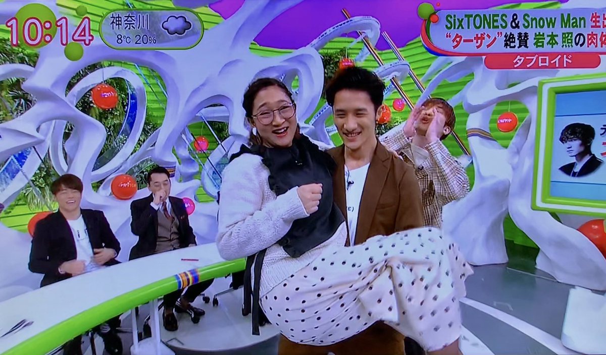 Hanchan ひーくんのお姫様抱っことシルバニアファミリー ノンストップ 岩本照 Snowman