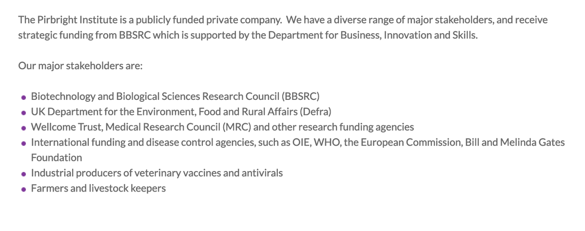 This assignee of this patent was the government funded Pirbright Institute out of the UK.And would you look at that, some of their major funders are the World Health Organization and the Bill & Melinda Gates Foundation. https://www.pirbright.ac.uk/partnerships/our-major-stakeholders